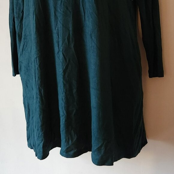 Apt. 9 sweater dress sz XL forest green cowl neck NWT - Picture 2 of 2